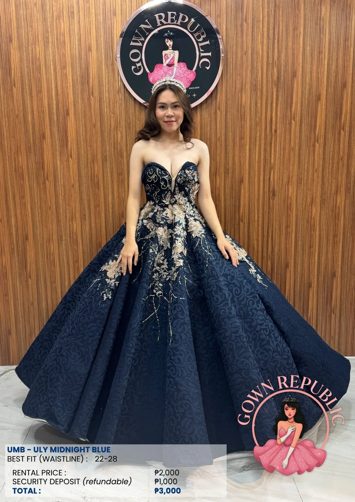 Ball Gowns: Blue 134